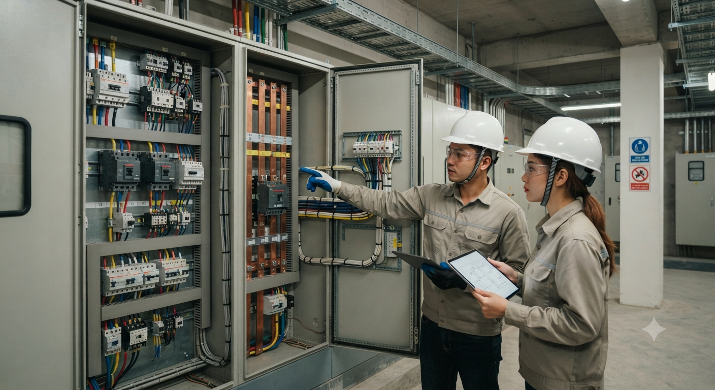 Các tiêu chí kỹ thuật khi thiết kế và lắp đặt tủ điện tổng phân nhánh